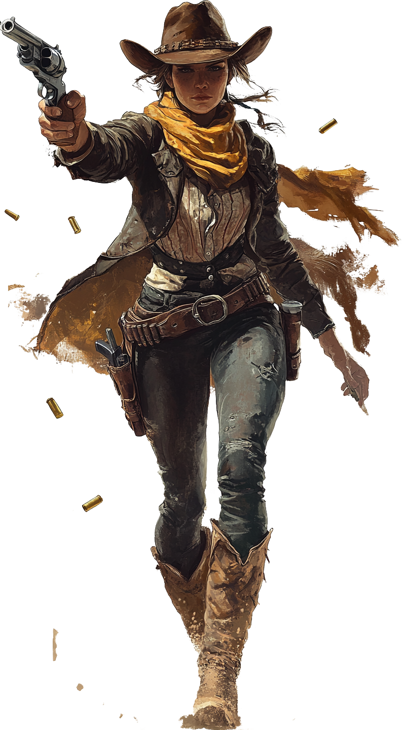 Female gunslinger 2